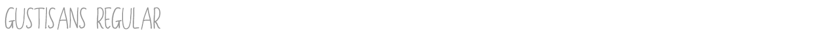 Gustisans font preview
